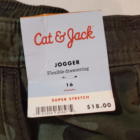 ==^Cat & Jack camo joggers size 16 - Picture 6 of 12